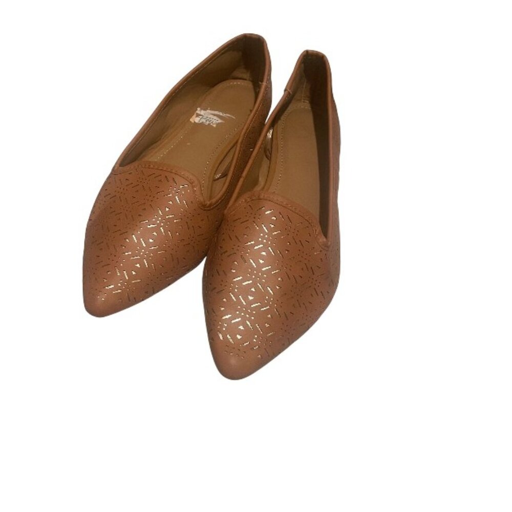 POINTED-TOE SLIPON FLATS